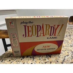 Vintage Milton Bradley Jeopardy Board Game New Seventh Edition 4457 Retro 1970s